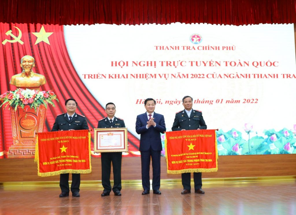 Ngành Thanh tra tổ chức Hội nghị Tổng kết công tác năm 2021