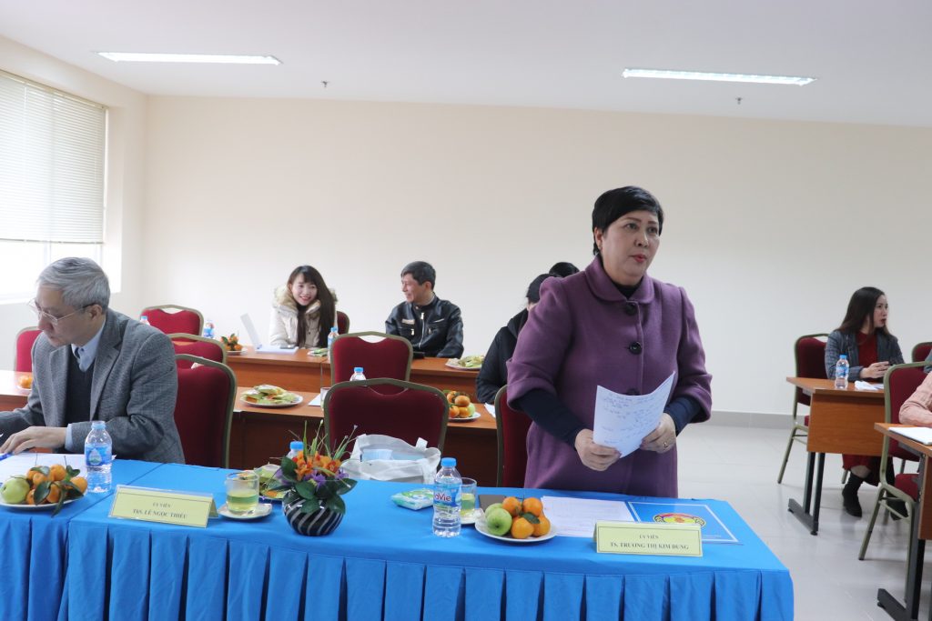 Trường Cán bộ Thanh tra tổ chức họp Hội đồng thẩm định thuyết minh đề tài khoa học của 04 đề tài