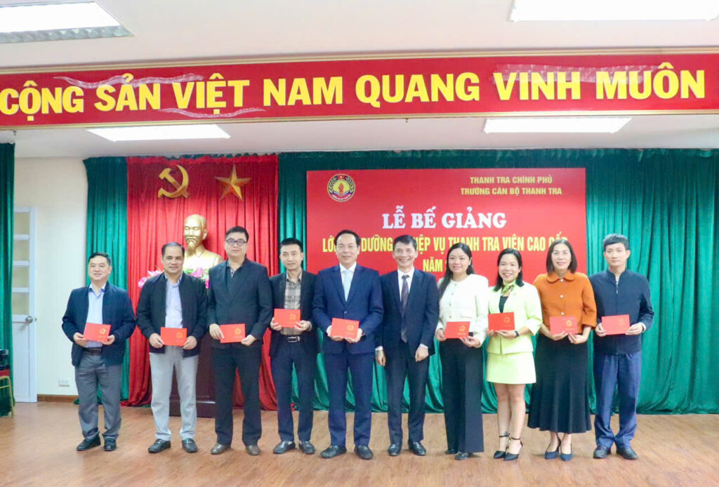 Bế giảng khoá bồi dưỡng nghiệp vụ Thanh tra viên cao cấp năm 2025
